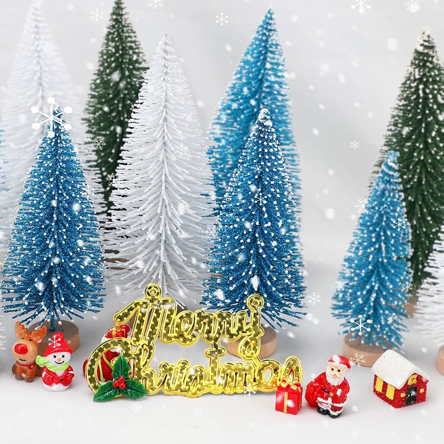 * mini christmas tree ୨୧ * 小さなクリスマスツリー Amazon.com: HOYECHI 24